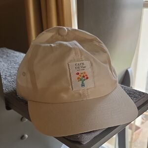 Vans Beige Floral Patch Baseball Cap